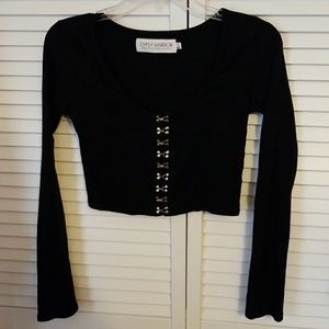 Gypsy Warrior long sleeve crop top